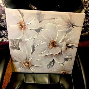 Medium size picture/painting with flowers